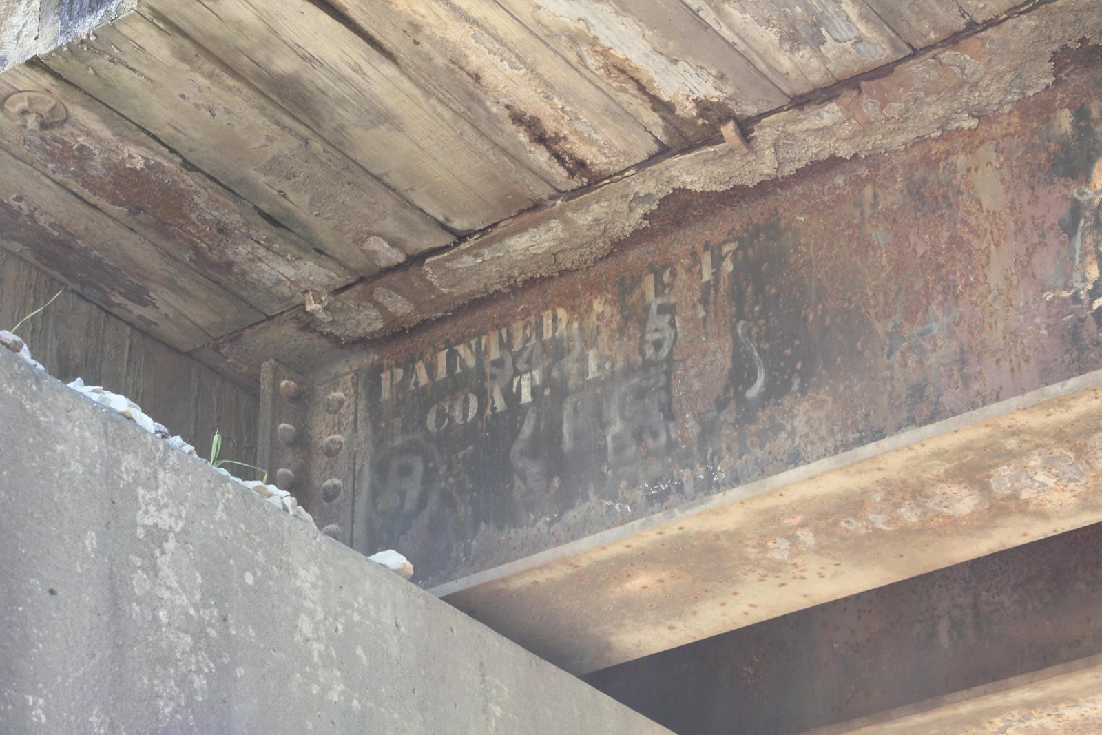 Stenciling on span